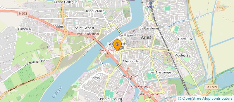 localisation de l'entreprise SCI HARP à ARLES