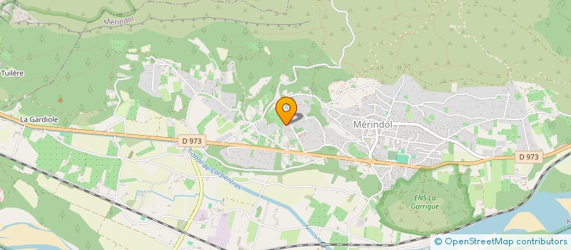 localisation de l'entreprise SCI HARPAGE  MERINDOL
