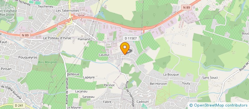 localisation de l'entreprise SCI HARPE  POMPIGNAC