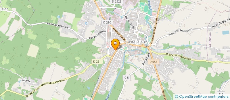 localisation de l'entreprise SCI HARPER  CASTELJALOUX