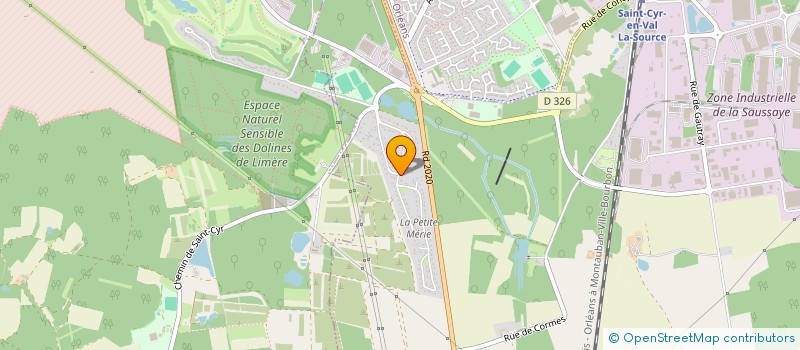 localisation de l'entreprise SCI HARPIN  SAINT-CYR-EN-VAL