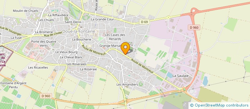 localisation de l'entreprise SCI HARPIN  DOUE-EN-ANJOU