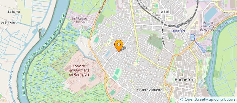 localisation de l'entreprise SCI HARPOUP  ROCHEFORT