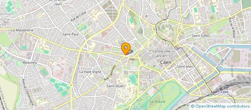 localisation de l'entreprise SCI HARPPER à CAEN