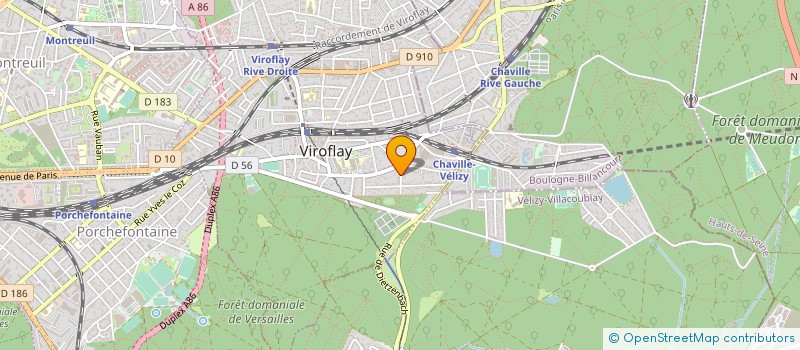 localisation de l'entreprise SCI HARRI ALDEA  VIROFLAY