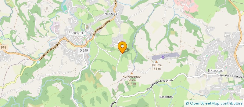 localisation de l'entreprise SCI HARRI ZABAL  ESPELETTE