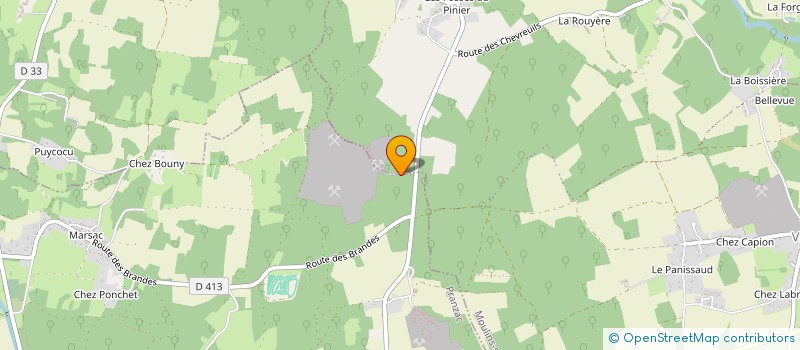 localisation de l'entreprise SCI HARRISON-NOBBS à YVRAC-ET-MALLEYRAND