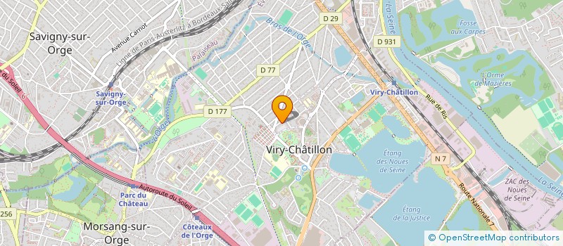 localisation de l'entreprise SCI HARROUS IMMOBILIER à VIRY-CHATILLON