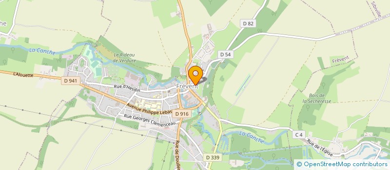 localisation de l'entreprise SCI HARRY INVEST  FREVENT