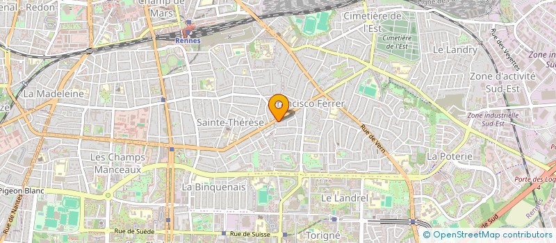 localisation de l'entreprise SCI HARRY SUDHAN  RENNES