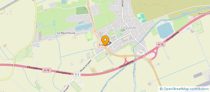 localisation de l'entreprise SCI HARS  GHYVELDE