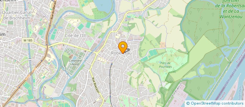 localisation de l'entreprise SCI HARSIM 2  STRASBOURG