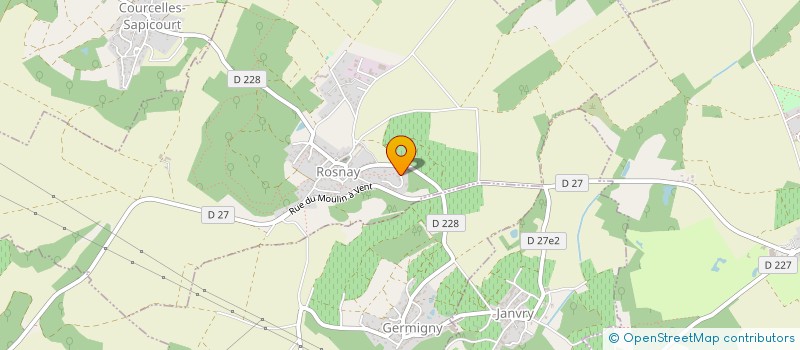 localisation de l'entreprise SCI HARTELIMMO à ROSNAY