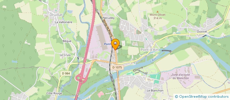 localisation de l'entreprise SCI HARTNAGEL FLACHE  PONT-D'AIN