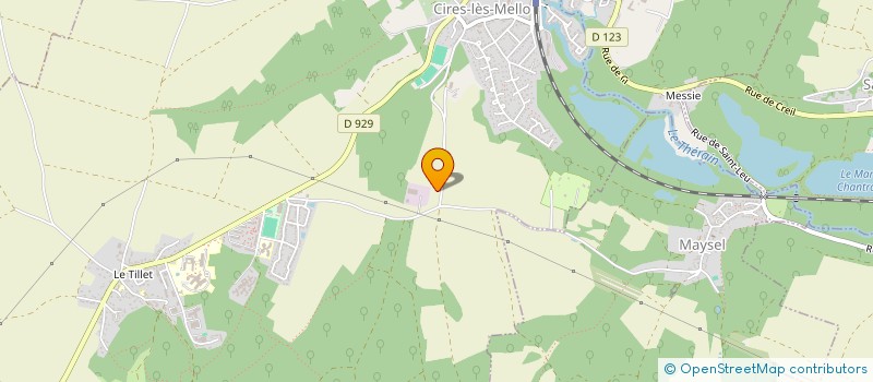 localisation de l'entreprise SCI HARVEST  CIRES-LES-MELLO