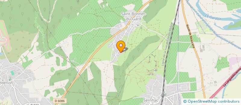 localisation de l'entreprise SCI HARVEY  SAINT-BONNET-DU-GARD