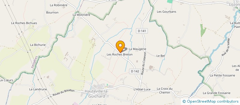 localisation de l'entreprise SCI HARVINMAN  HAUTEVILLE-LA-GUICHARD