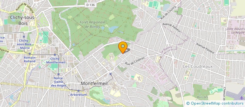 localisation de l'entreprise SCI HARY DE LA PETITE MONTAGNE à MONTFERMEIL