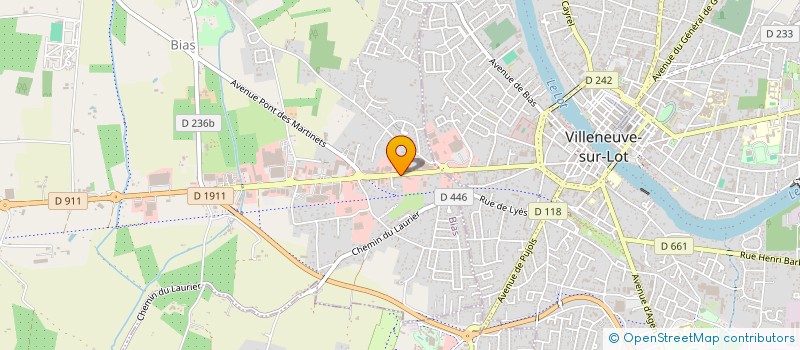 localisation de l'entreprise SCI HARY-INVEST  BIAS