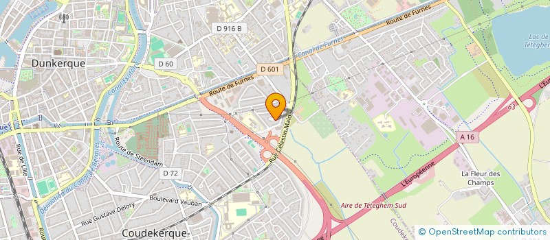 localisation de l'entreprise SCI HAS  COUDEKERQUE-BRANCHE