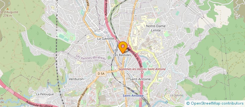 localisation de l'entreprise SCI HASA à MARSEILLE