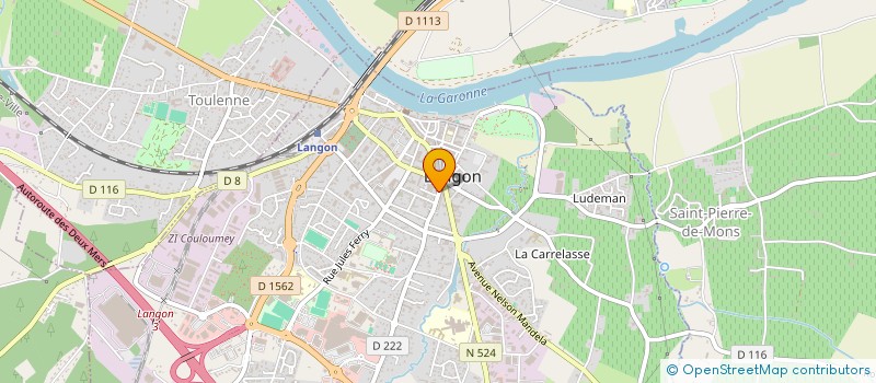 localisation de l'entreprise SCI HASAT à LANGON