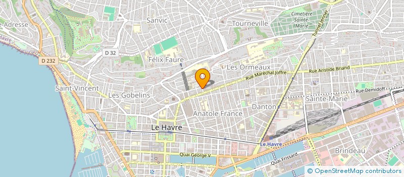 localisation de l'entreprise SCI HASCOET à LE HAVRE