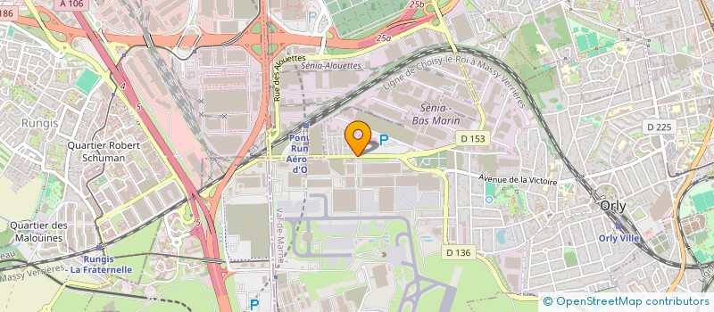 localisation de l'entreprise SCI HASK  ORLY