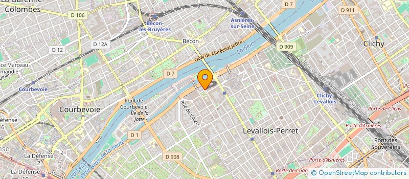 localisation de l'entreprise SCI HASKARA à LEVALLOIS-PERRET