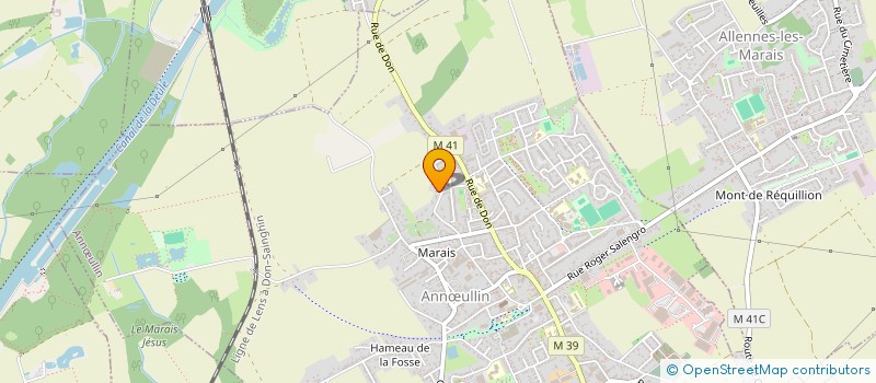 localisation de l'entreprise SCI HASOIS  ANNULLIN