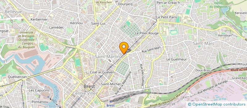 localisation de l'entreprise SCI HASROUT  BREST