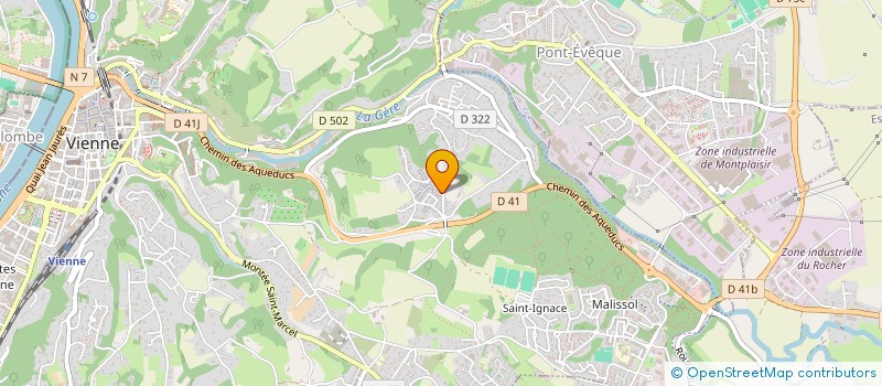 localisation de l'entreprise SCI HASSANE  VIENNE