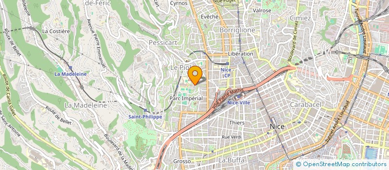 localisation de l'entreprise SCI HASSANI à NICE