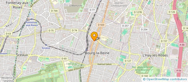 localisation de l'entreprise SCI HASSINE à BOURG-LA-REINE