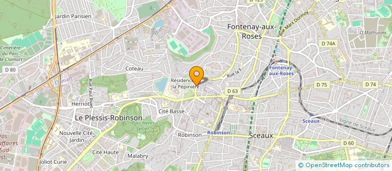 localisation de l'entreprise SCI HASSOUNI à LE PLESSIS-ROBINSON