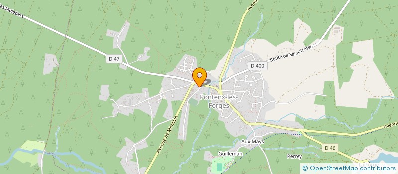 localisation de l'entreprise SCI HASTINGS  PONTENX-LES-FORGES