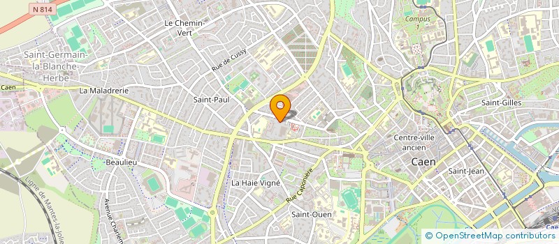 localisation de l'entreprise SCI HASTINGS 61 à CAEN