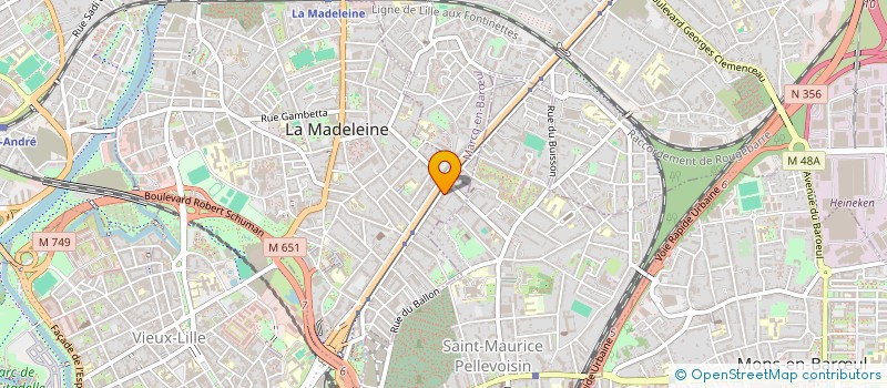 localisation de l'entreprise SCI HASTINGS à LA MADELEINE