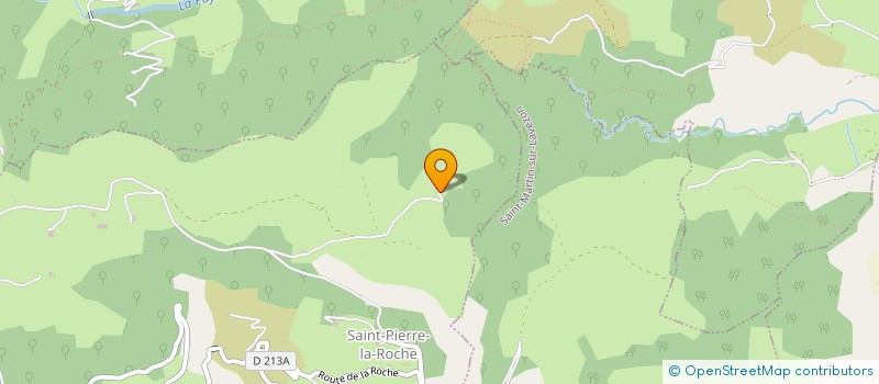 localisation de l'entreprise SCI HAT  SAINT-PIERRE-LA-ROCHE