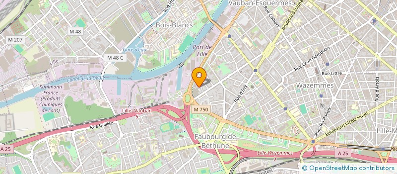 localisation de l'entreprise SCI HATA à LILLE
