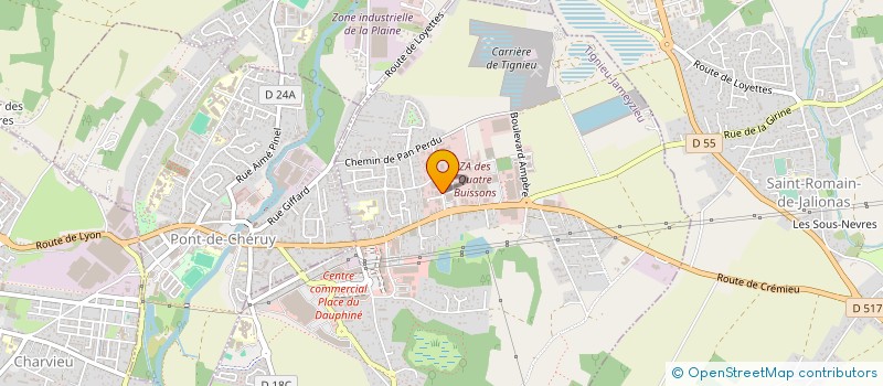 localisation de l'entreprise SCI HATATSO  CHAVANOZ