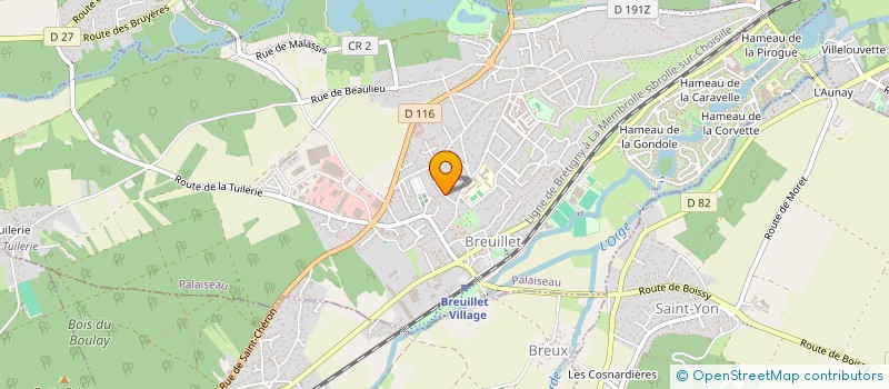 localisation de l'entreprise SCI HATICE  BREUILLET