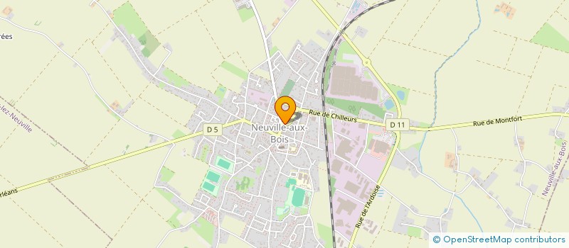 localisation de l'entreprise SCI HATOS à NEUVILLE-AUX-BOIS