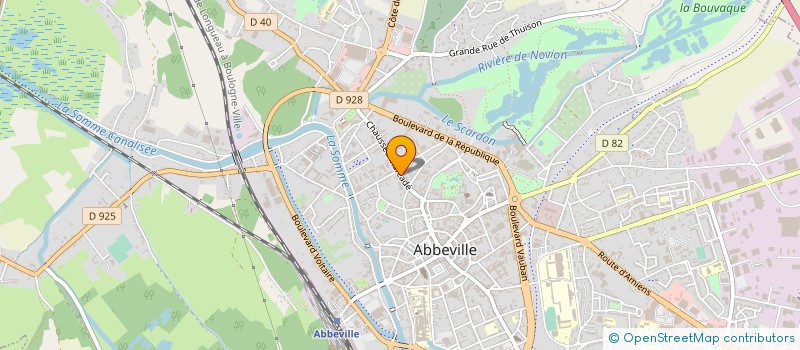 localisation de l'entreprise SCI HATTE TENTEL à ABBEVILLE