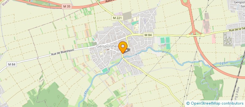 localisation de l'entreprise SCI HATTISHEIM  GEISPOLSHEIM