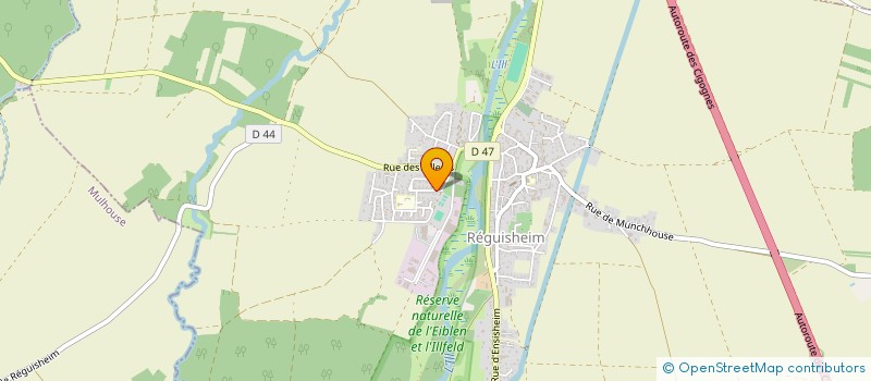 localisation de l'entreprise SCI HATTST  REGUISHEIM