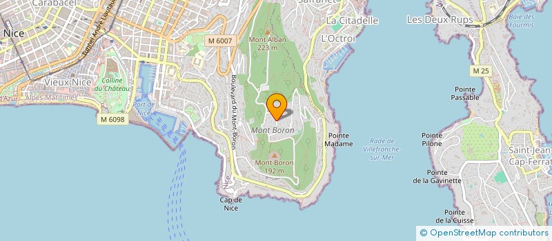 localisation de l'entreprise SCI HATVANYBORON  NICE