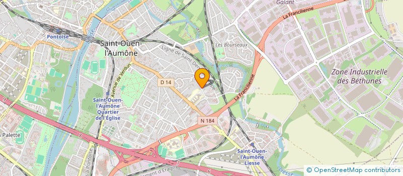 localisation de l'entreprise SCI HAUBERGIER  SAINT-OUEN-L'AUMONE