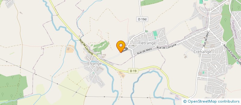 localisation de l'entreprise SCI HAUBEVAC  FLETRANGE