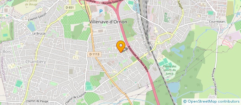 localisation de l'entreprise SCI HAUDRY  VILLENAVE-D'ORNON